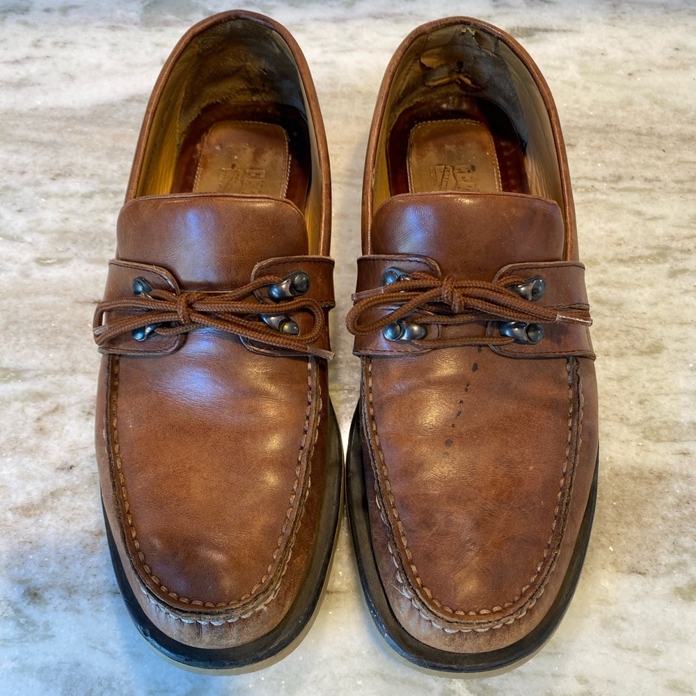 Salvatore Ferragamo. boat shoes.